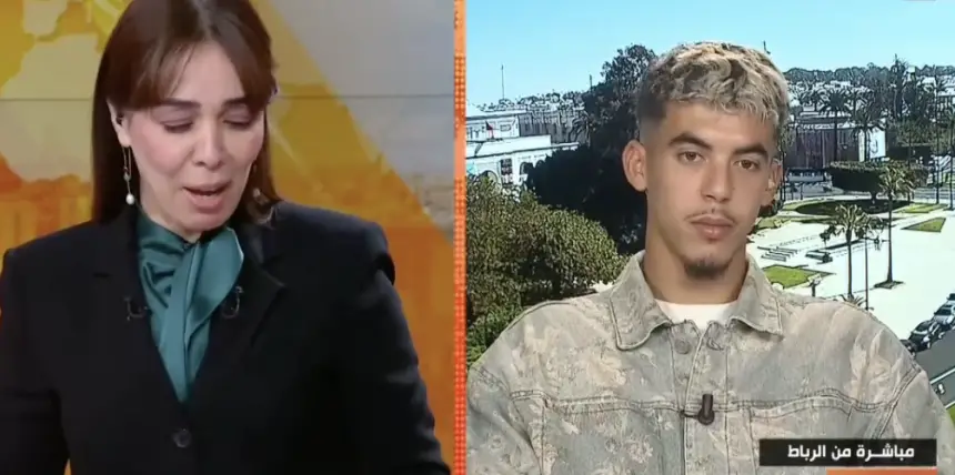 مذيعة القناة الثانية تحرج نجم الأشبال زابيري: واش نتا مزوج أو خاطب؟ (فيديو)